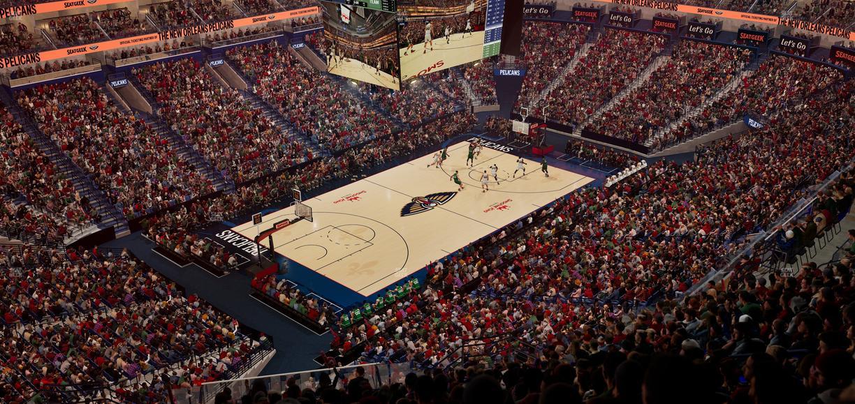 Smoothie King Center - Section 320 Seat View