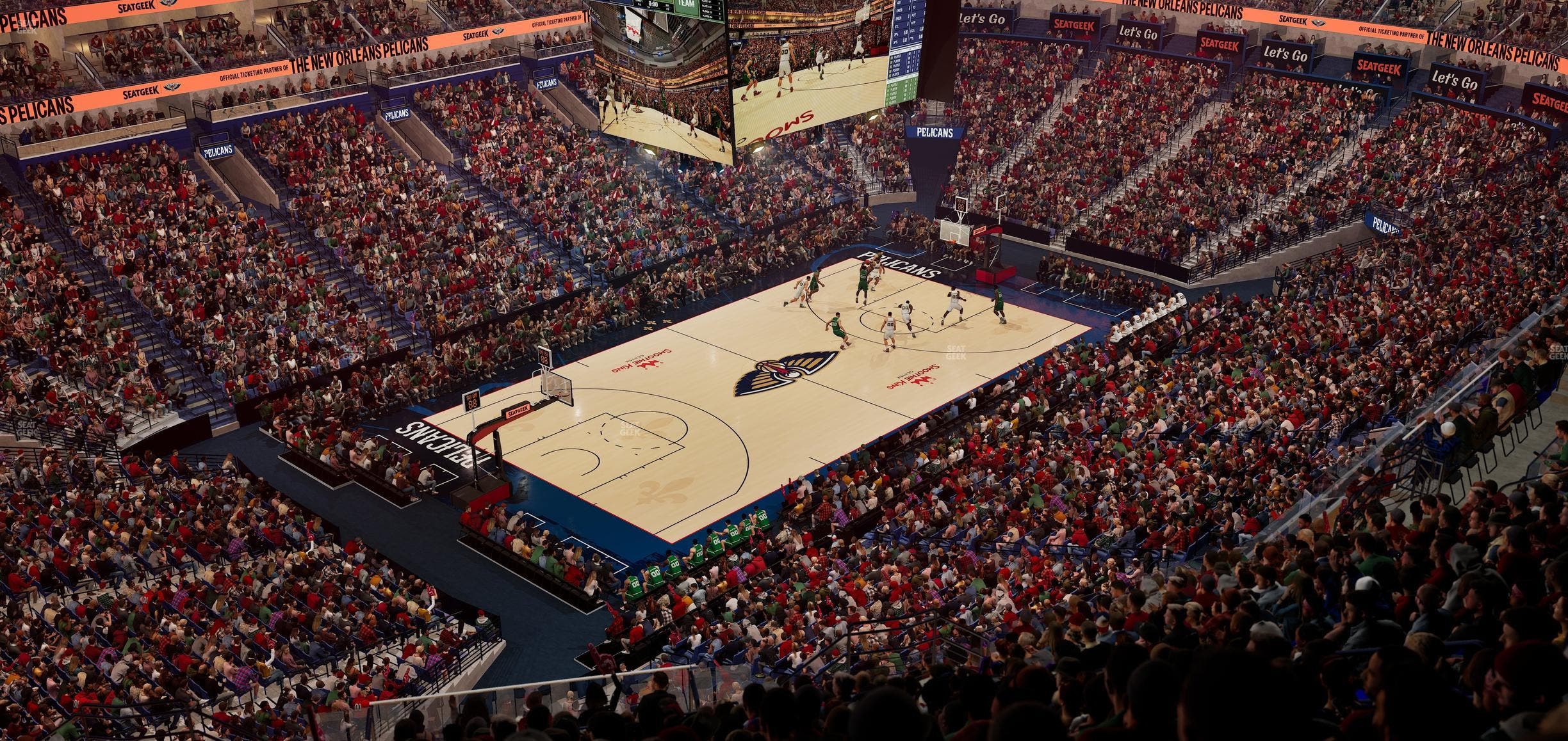 Smoothie King Center - Section 320 Seat View
