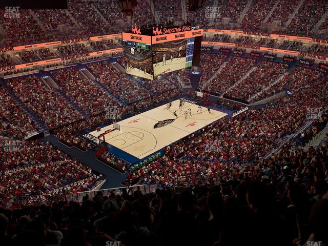 Smoothie King Center - Section 320 Seat View Smoothie King Center - Section 320 Seat View