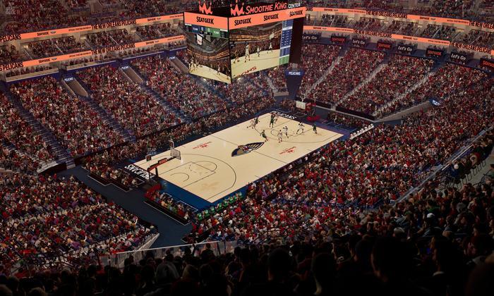 Smoothie King Center - Section 320 Seat View