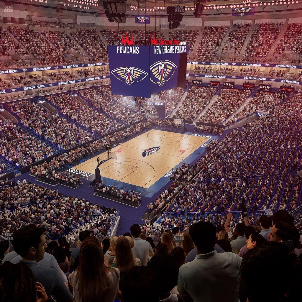 Smoothie King Center - Section 321 Seat View