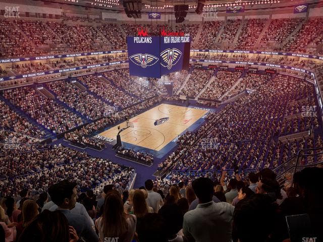 Smoothie King Center - Section 321 Seat View