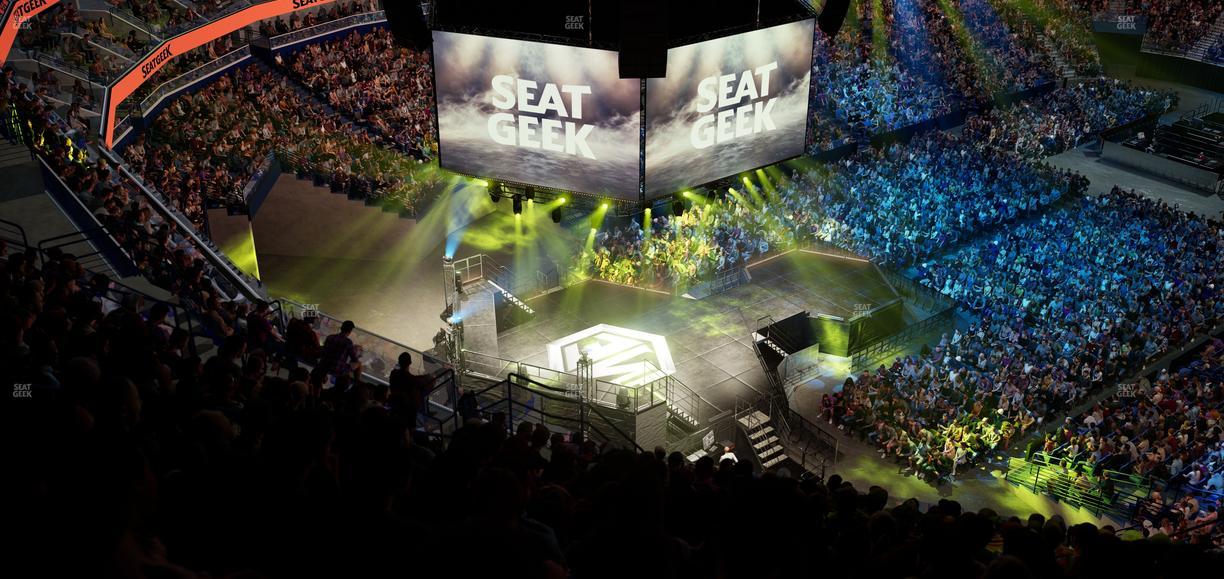 Smoothie King Center - Section 321 Seat View