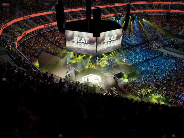 Smoothie King Center - Section 321 Seat View