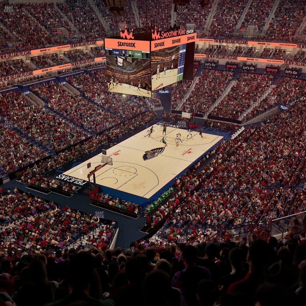 Smoothie King Center - Section 321 Seat View