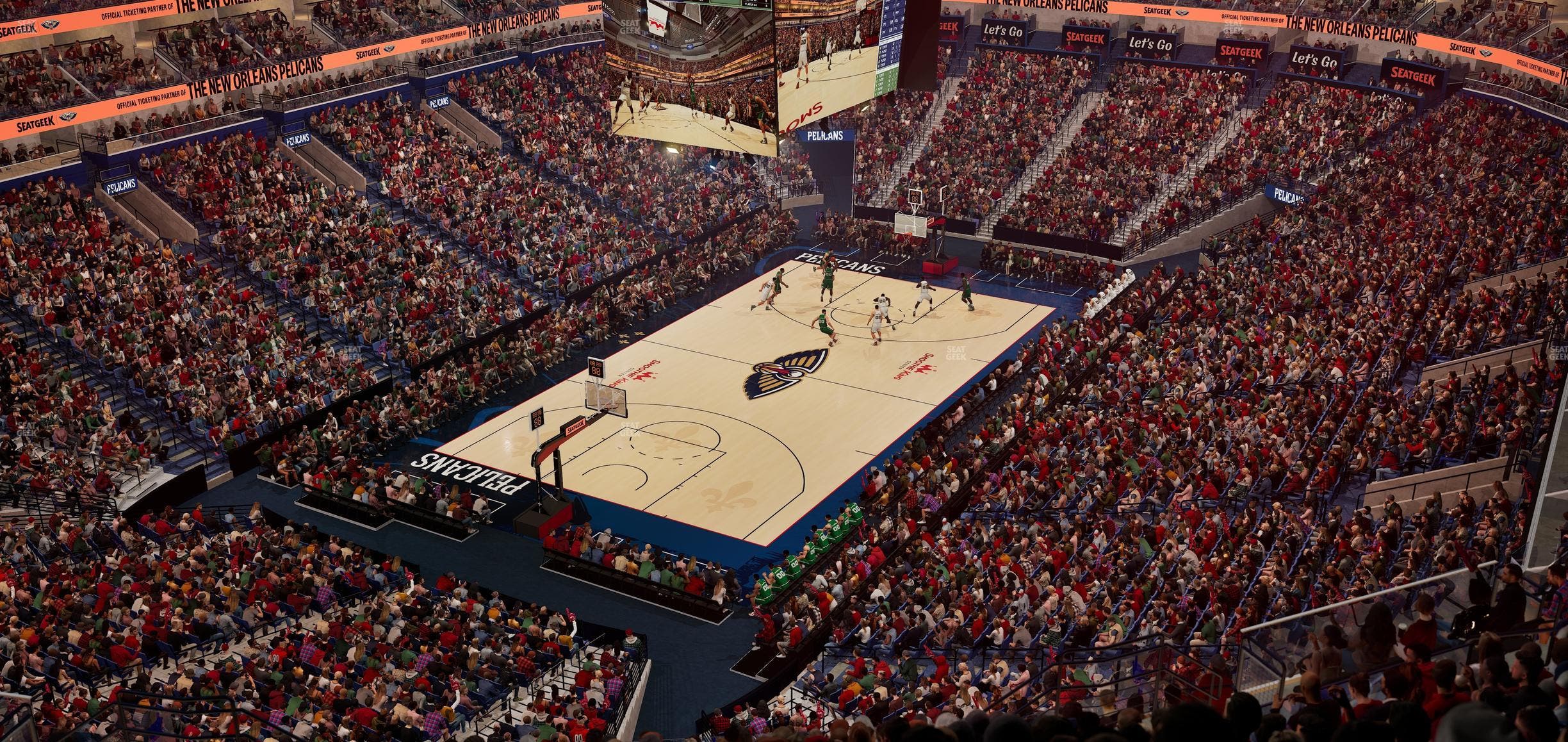 Smoothie King Center - Section 321 Seat View