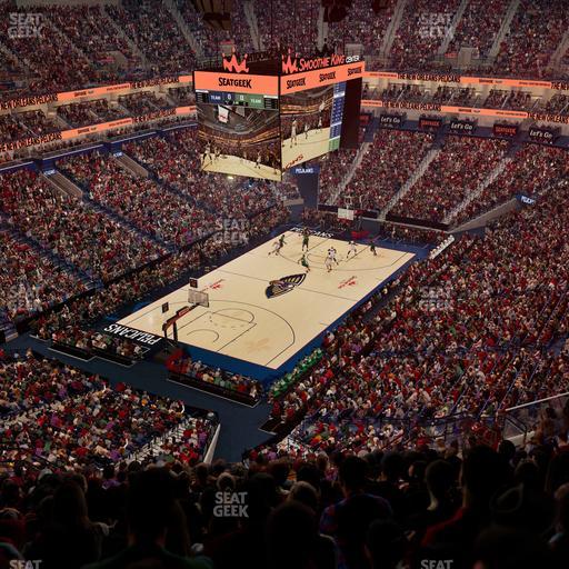 Smoothie King Center - Section 321 Seat View
