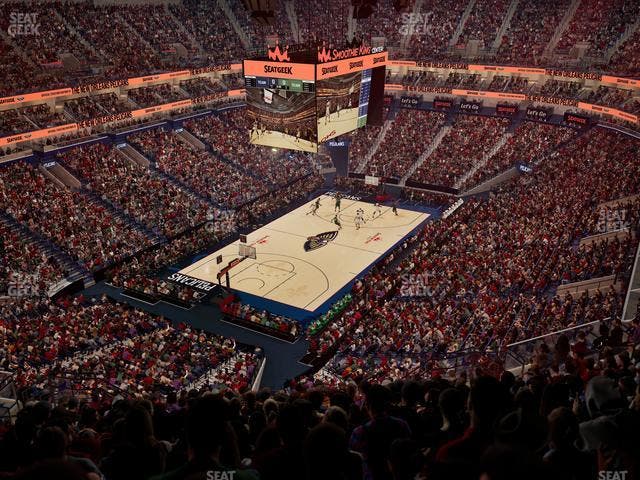Smoothie King Center - Section 321 Seat View