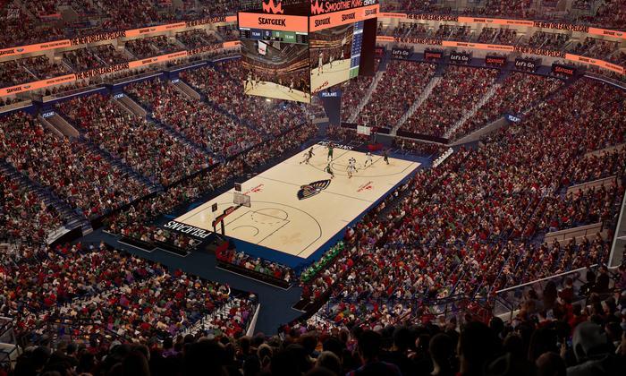 Smoothie King Center - Section 321 Seat View