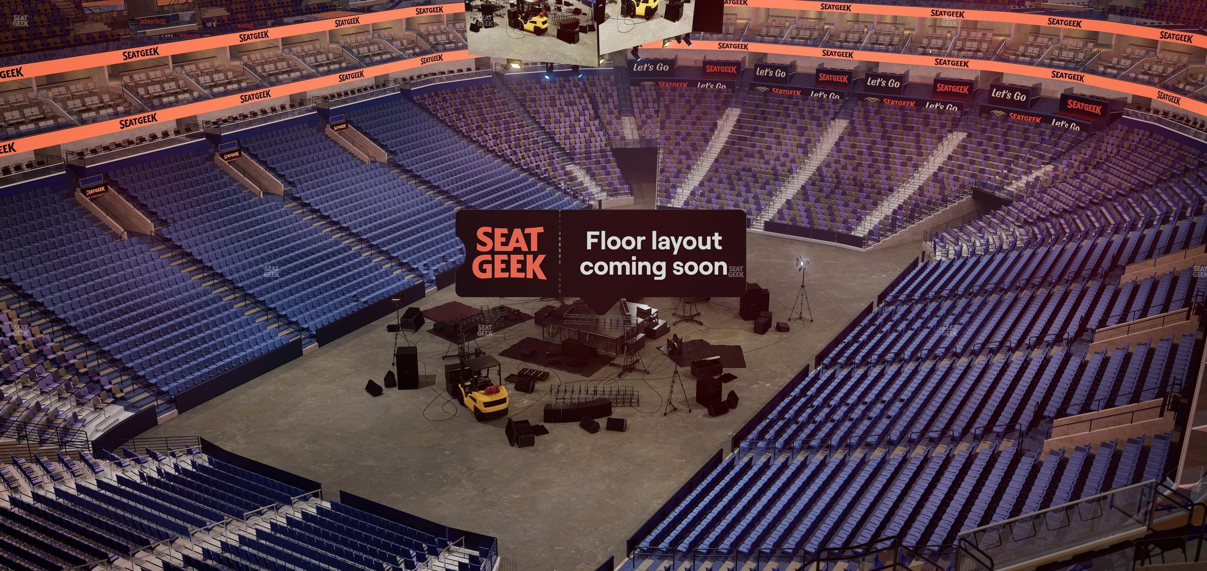 Smoothie King Center - Section 321 Seat View