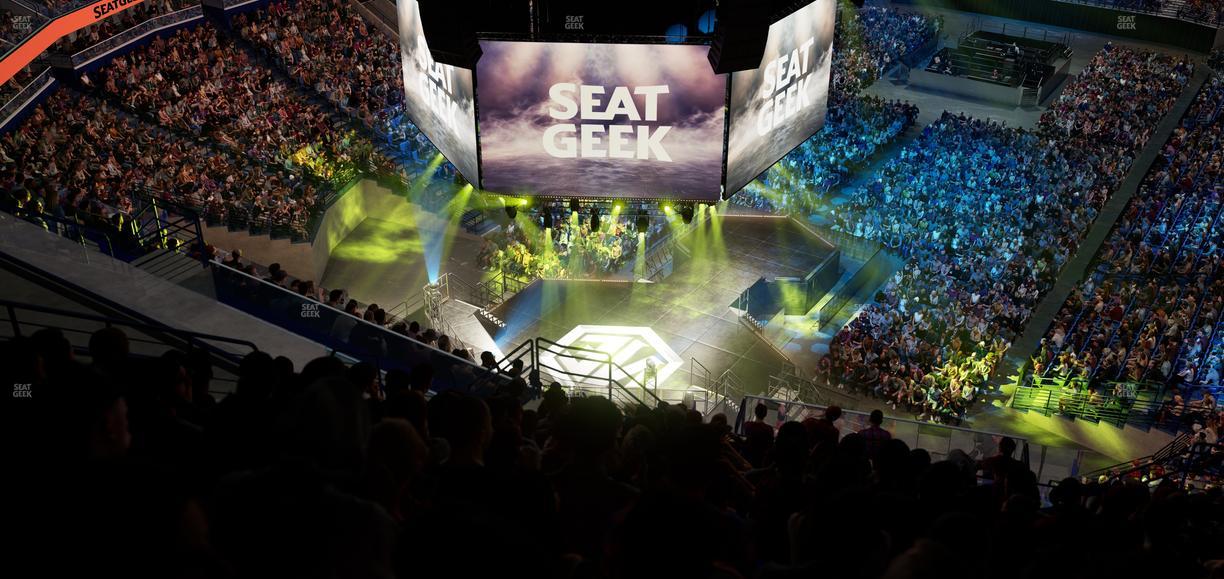 Smoothie King Center - Section 322 Seat View