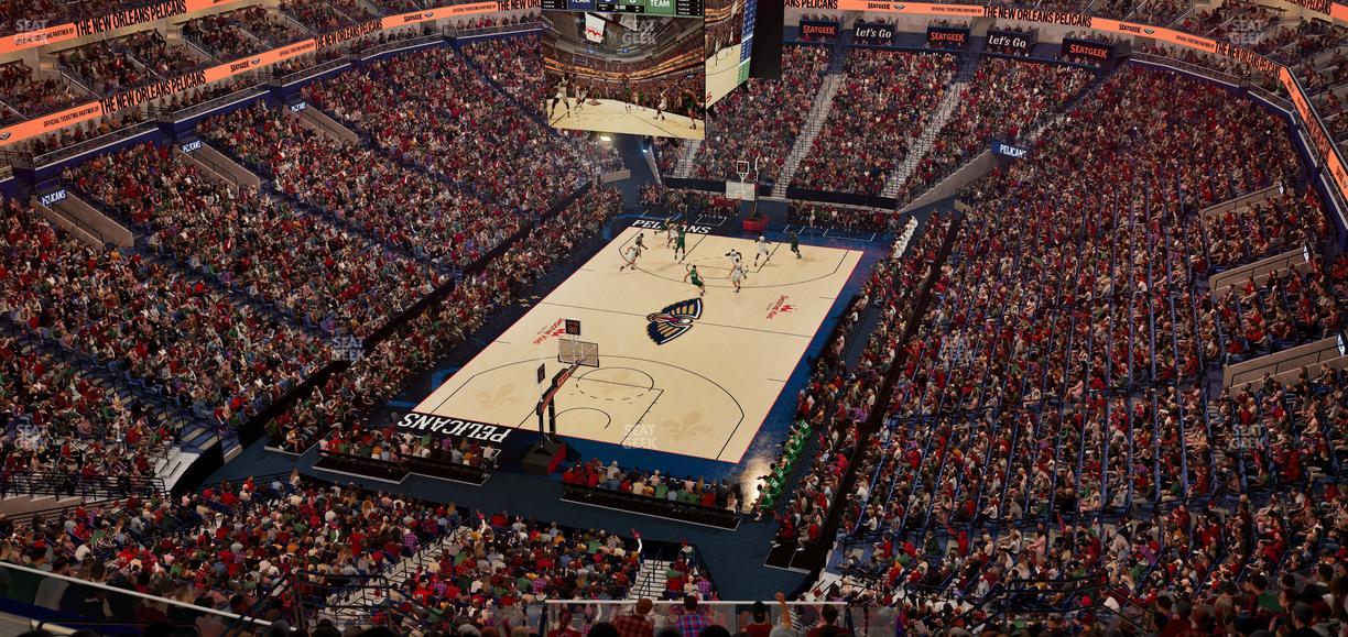 Smoothie King Center - Section 322 Seat View