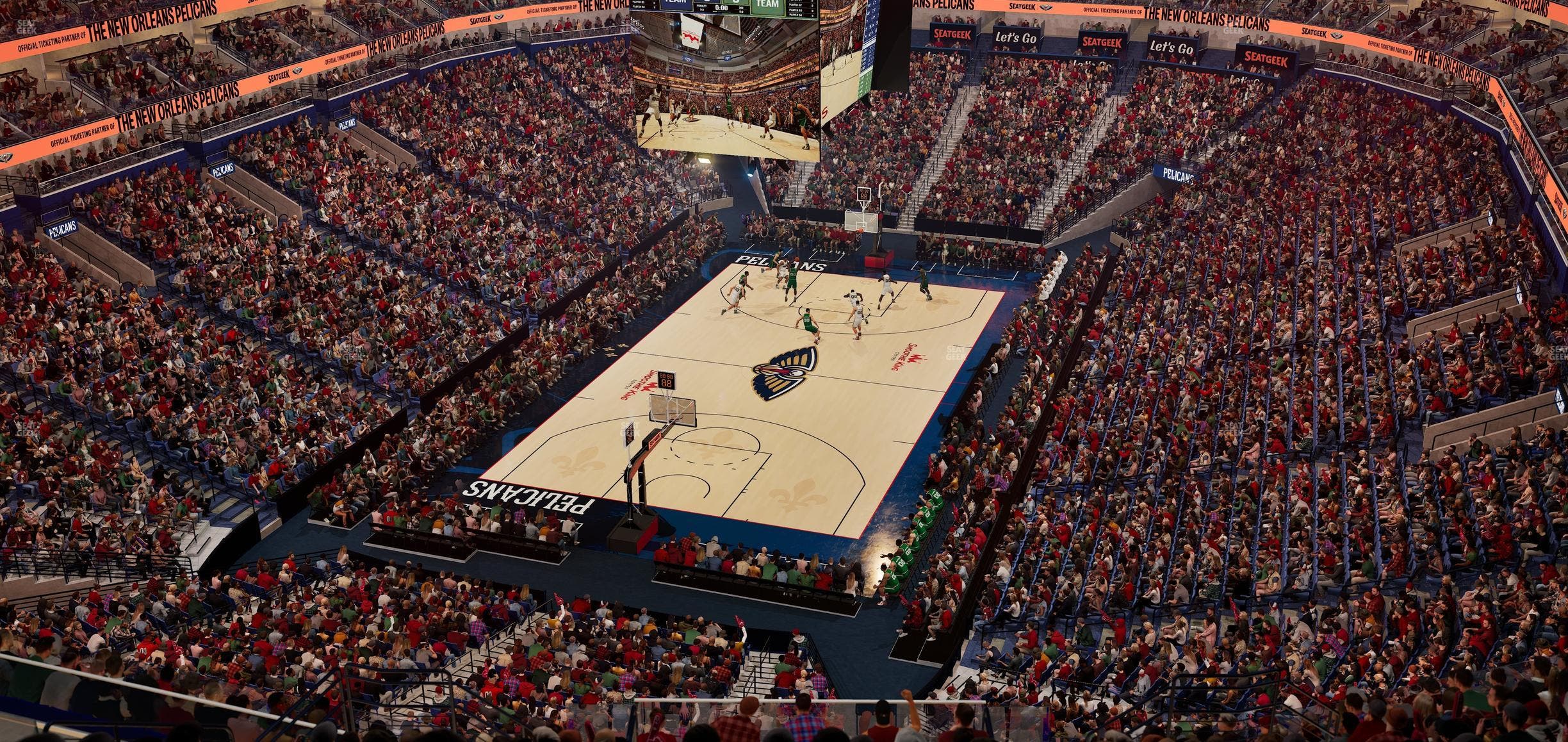 Smoothie King Center - Section 322 Seat View