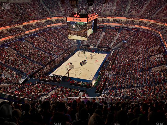 Smoothie King Center - Section 322 Seat View Smoothie King Center - Section 322 Seat View