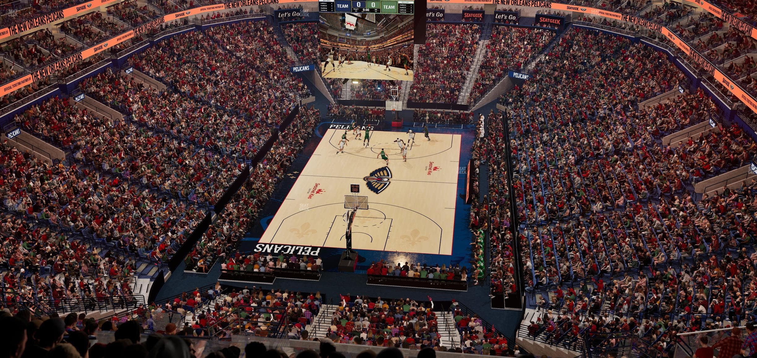 Smoothie King Center - Section 323 Seat View