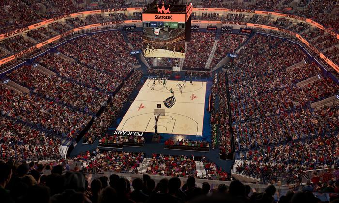 Smoothie King Center - Section 323 Seat View