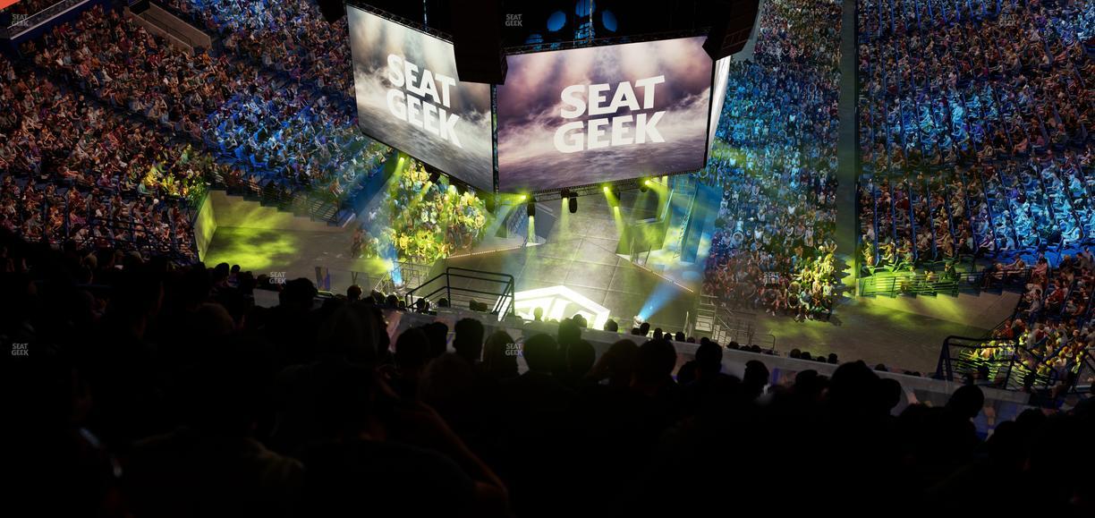 Smoothie King Center - Section 323 Seat View