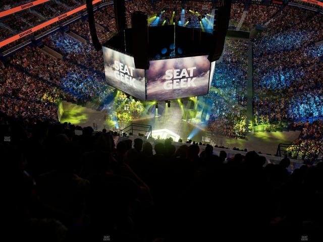 Smoothie King Center - Section 323 Seat View