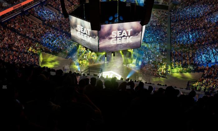 Smoothie King Center - Section 323 Seat View