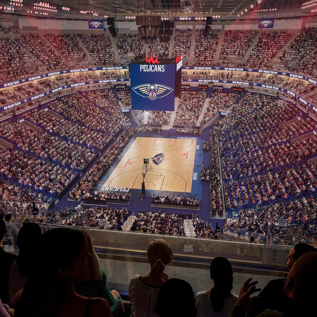 Smoothie King Center - Section 323 Seat View