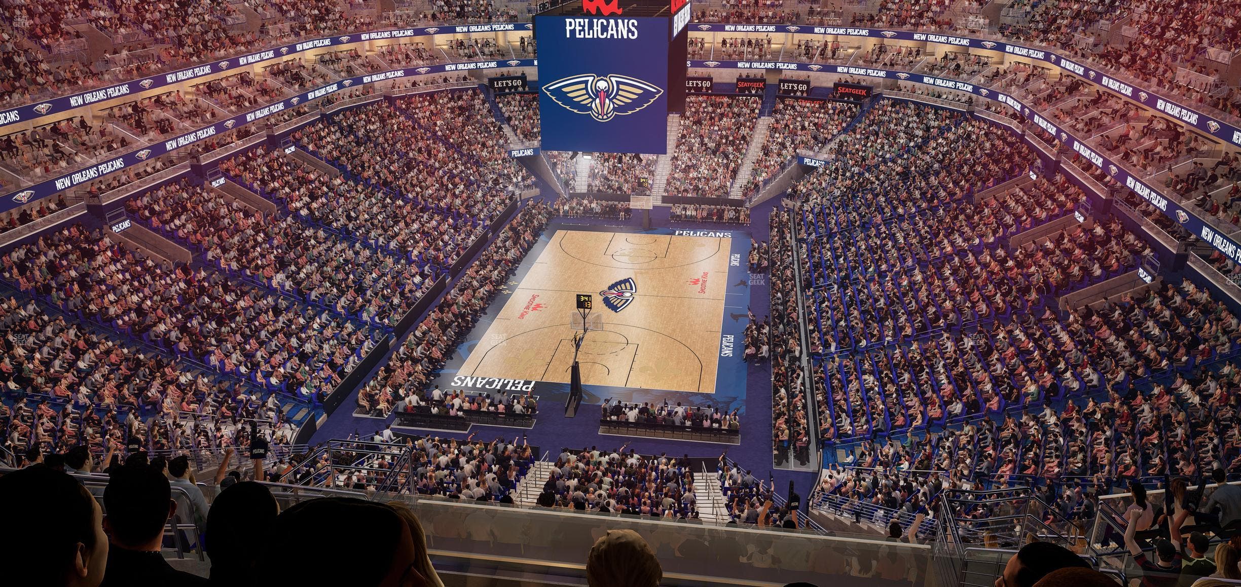 Smoothie King Center - Section 323 Seat View