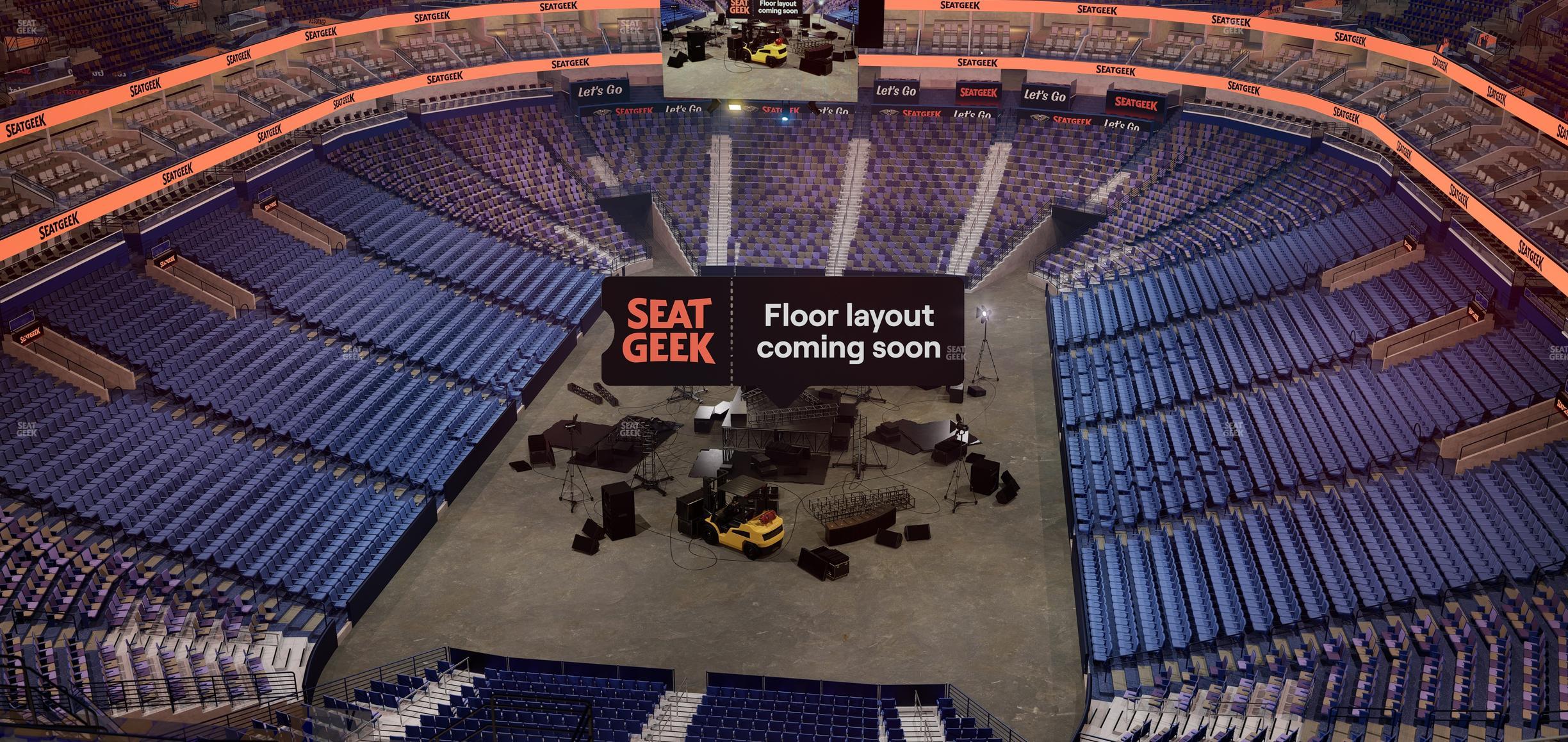Smoothie King Center - Section 323 Seat View
