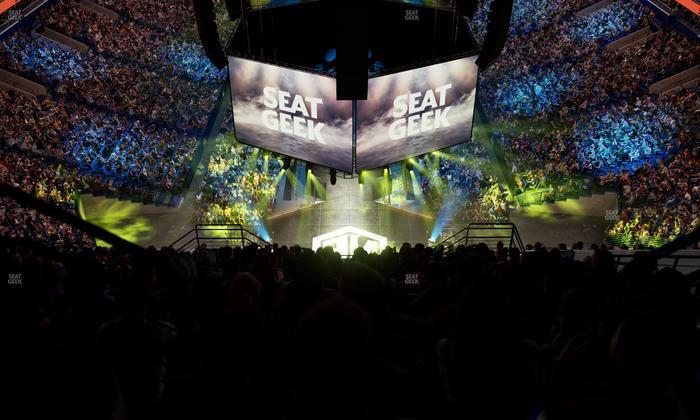 Smoothie King Center - Section 324 Seat View