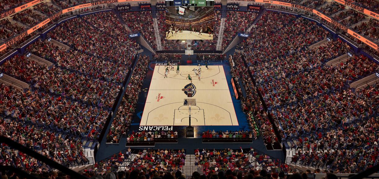Smoothie King Center - Section 324 Seat View