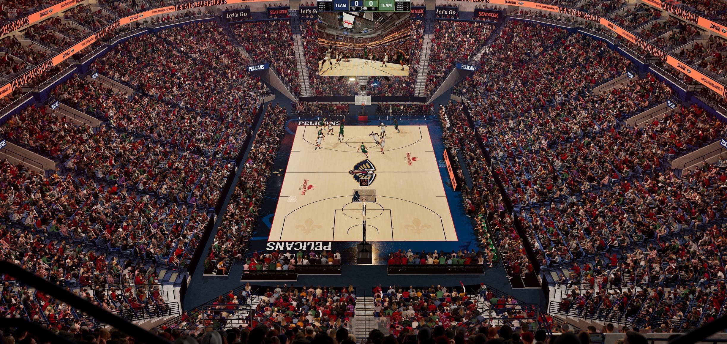 Smoothie King Center - Section 324 Seat View