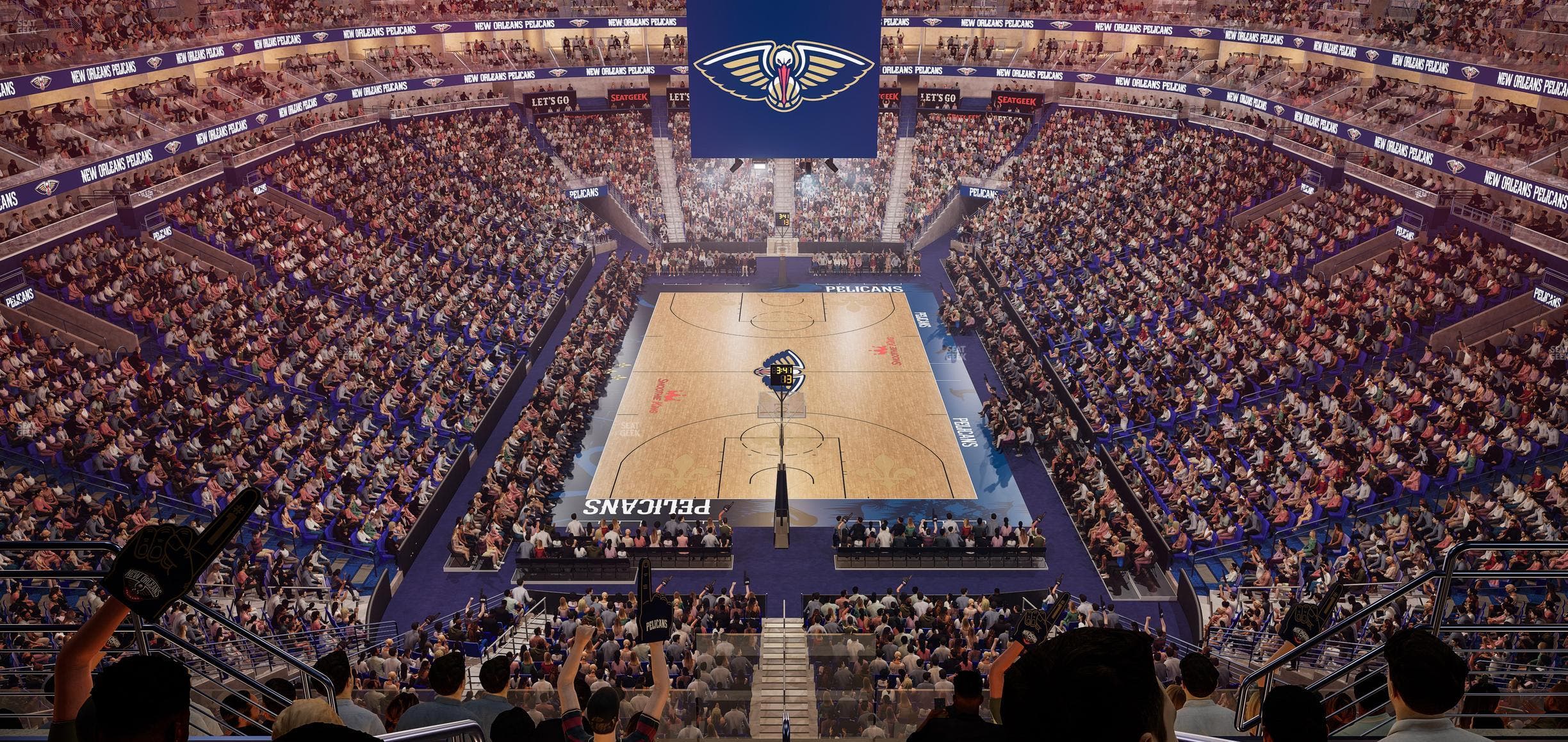 Smoothie King Center - Section 324 Seat View