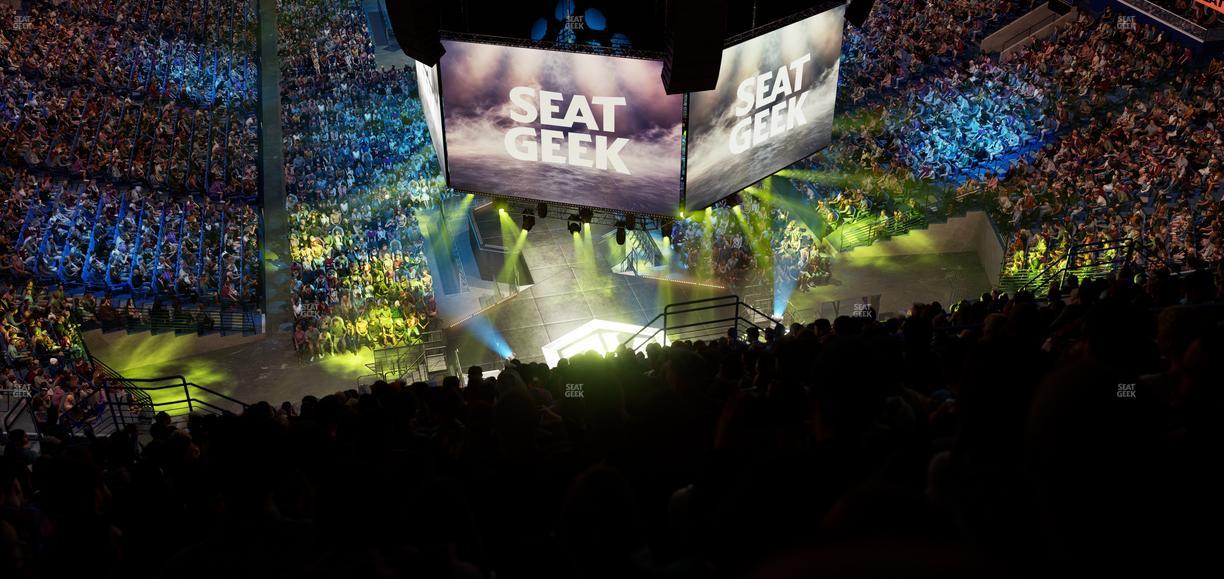 Smoothie King Center - Section 325 Seat View