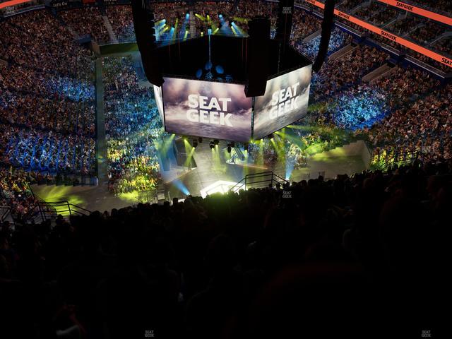 Smoothie King Center - Section 325 Seat View