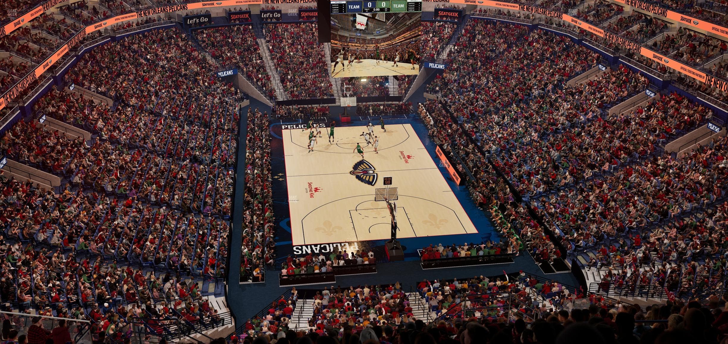 Smoothie King Center - Section 325 Seat View
