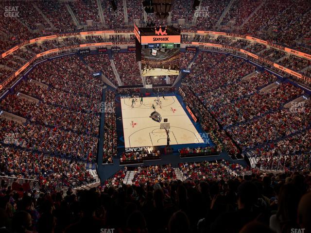 Smoothie King Center - Section 325 Seat View Smoothie King Center - Section 325 Seat View