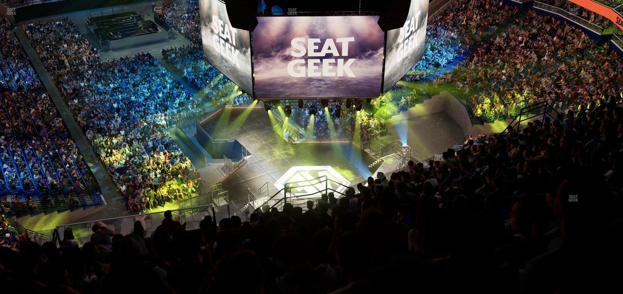 Smoothie King Center - Section 326 Seat View