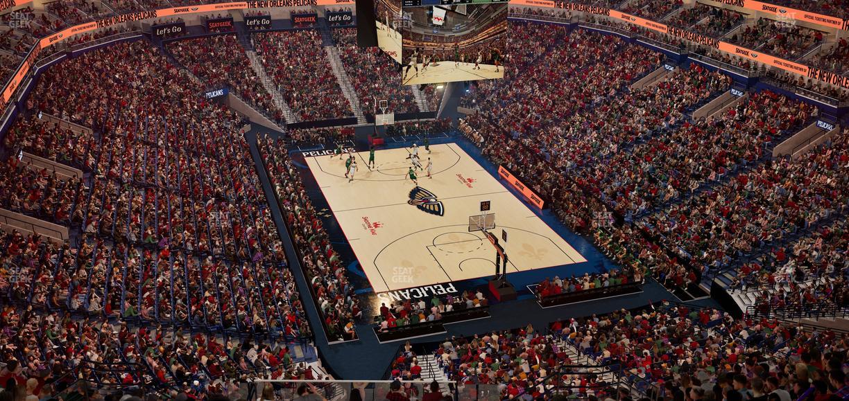 Smoothie King Center - Section 326 Seat View