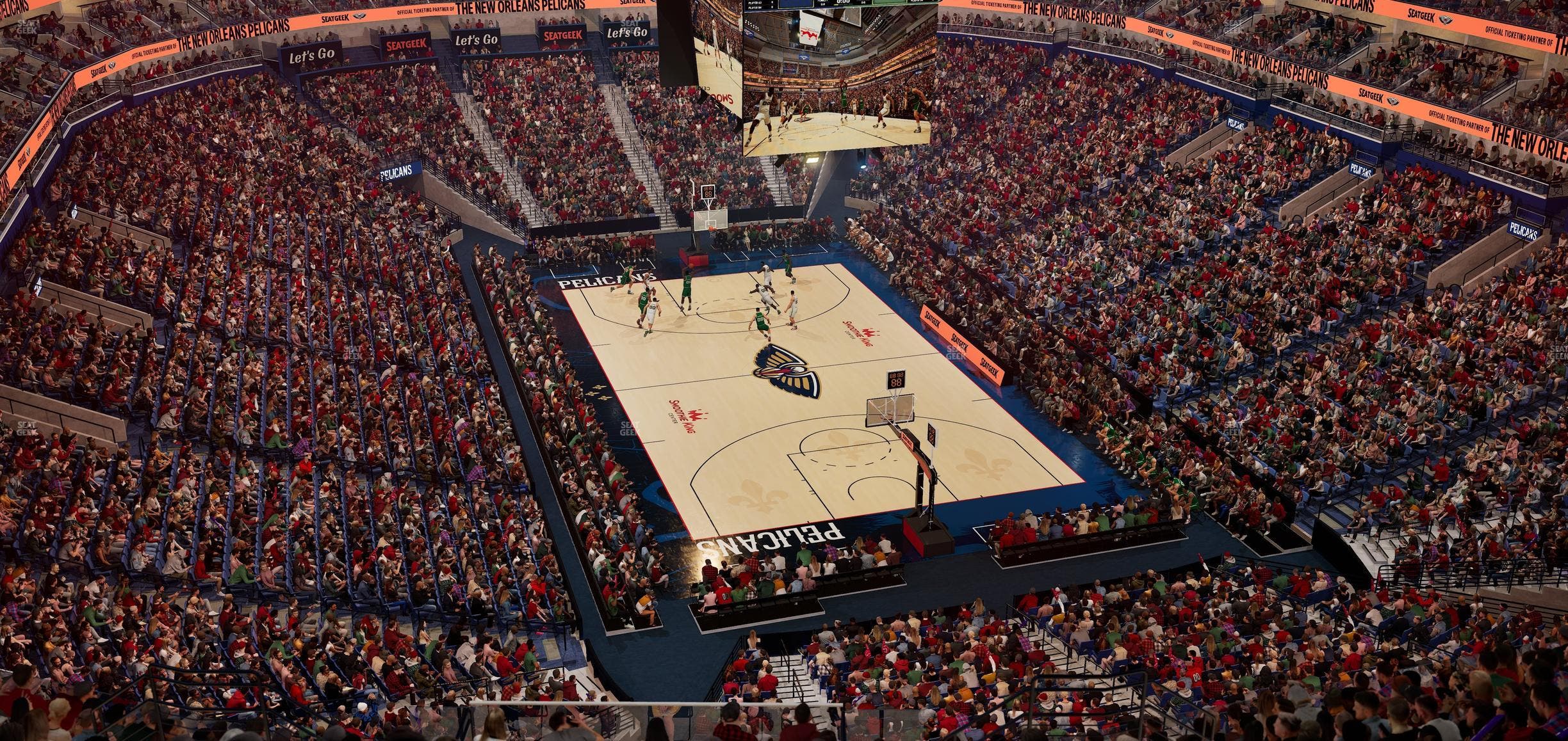 Smoothie King Center - Section 326 Seat View