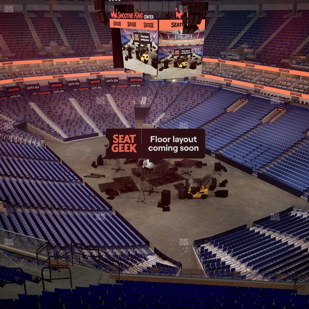 Smoothie King Center - Section 327 Seat View