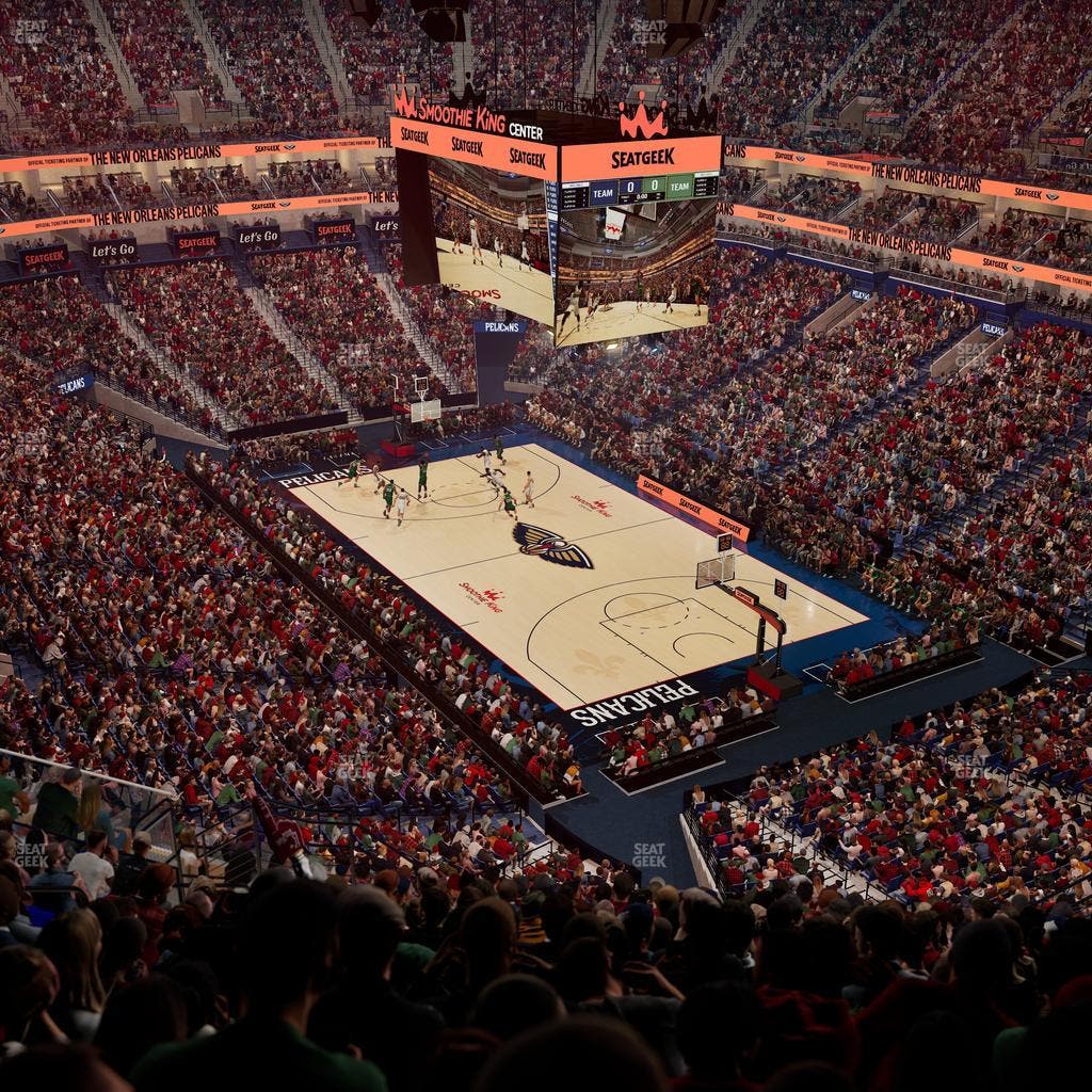 Smoothie King Center - Section 327 Seat View