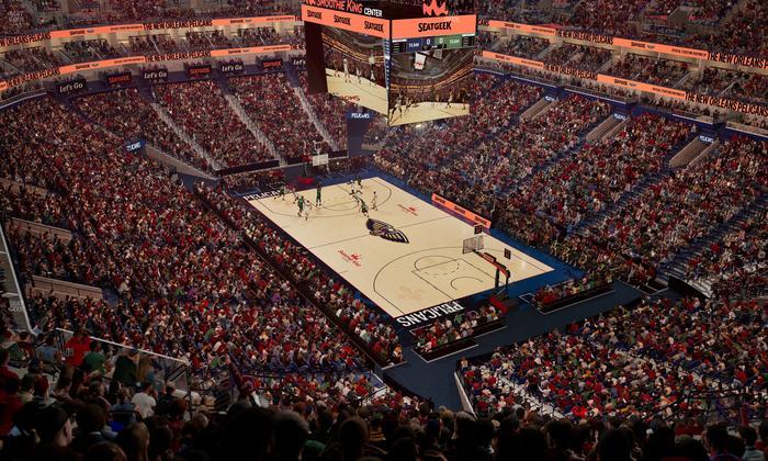 Smoothie King Center - Section 327 Seat View