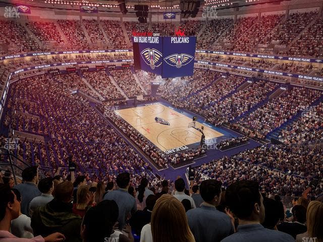 Smoothie King Center - Section 327 Seat View