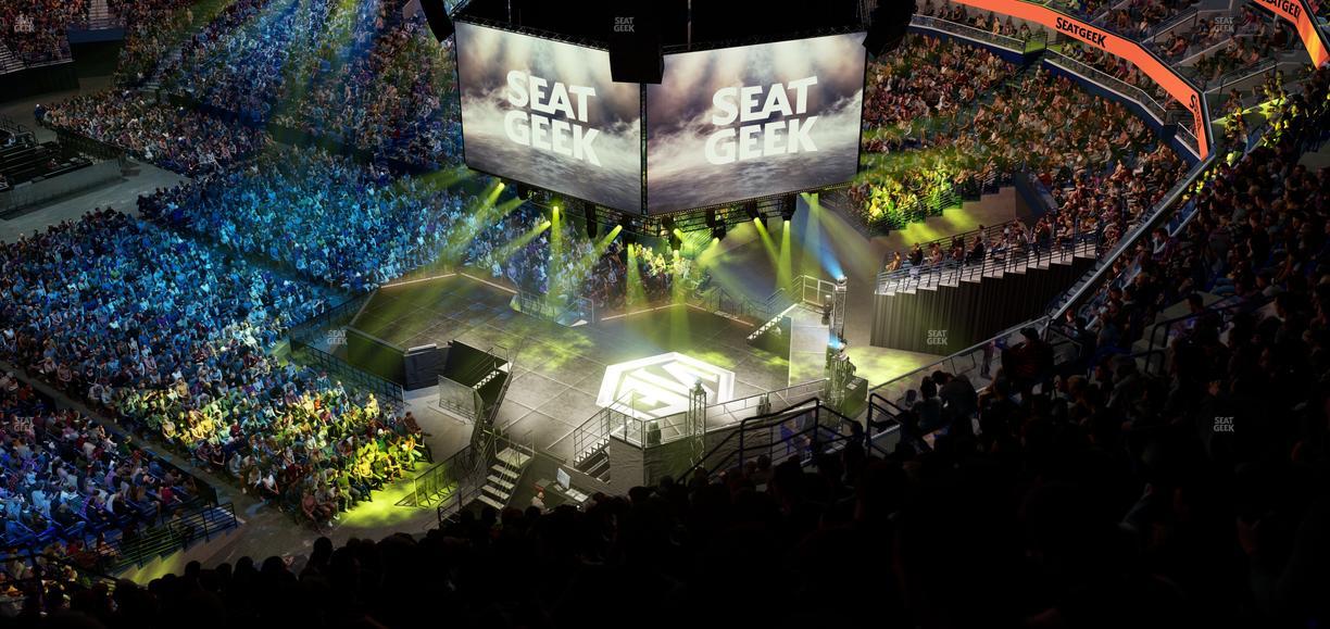 Smoothie King Center - Section 327 Seat View