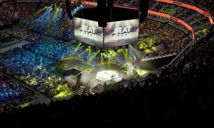 Smoothie King Center - Section 327 Seat View