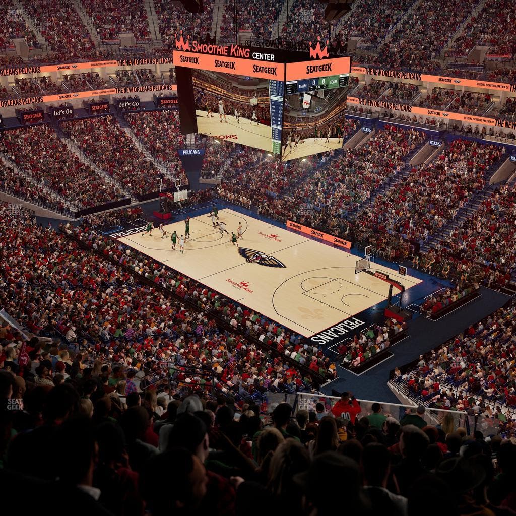 Smoothie King Center - Section 328 Seat View