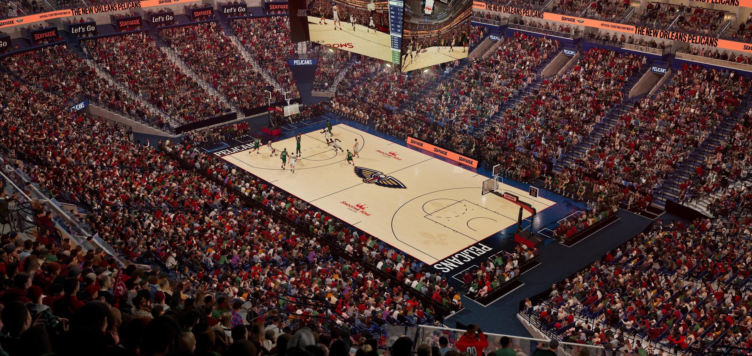 Smoothie King Center - Section 328 Seat View