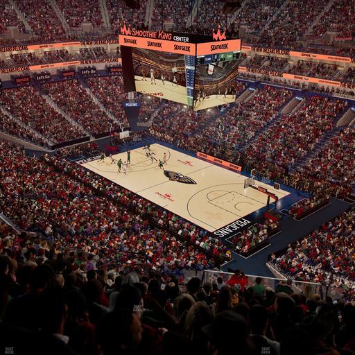 Smoothie King Center - Section 328 Seat View
