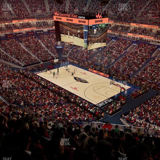 Smoothie King Center - Section 328 Seat View