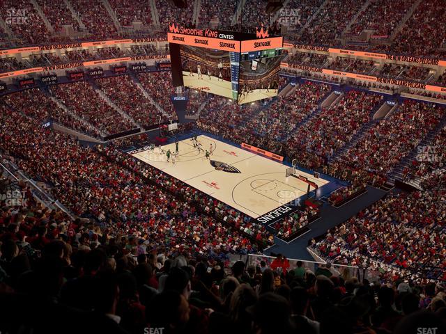 Smoothie King Center - Section 328 Seat View Smoothie King Center - Section 328 Seat View