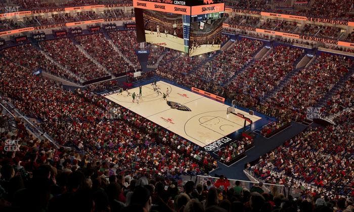Smoothie King Center - Section 328 Seat View