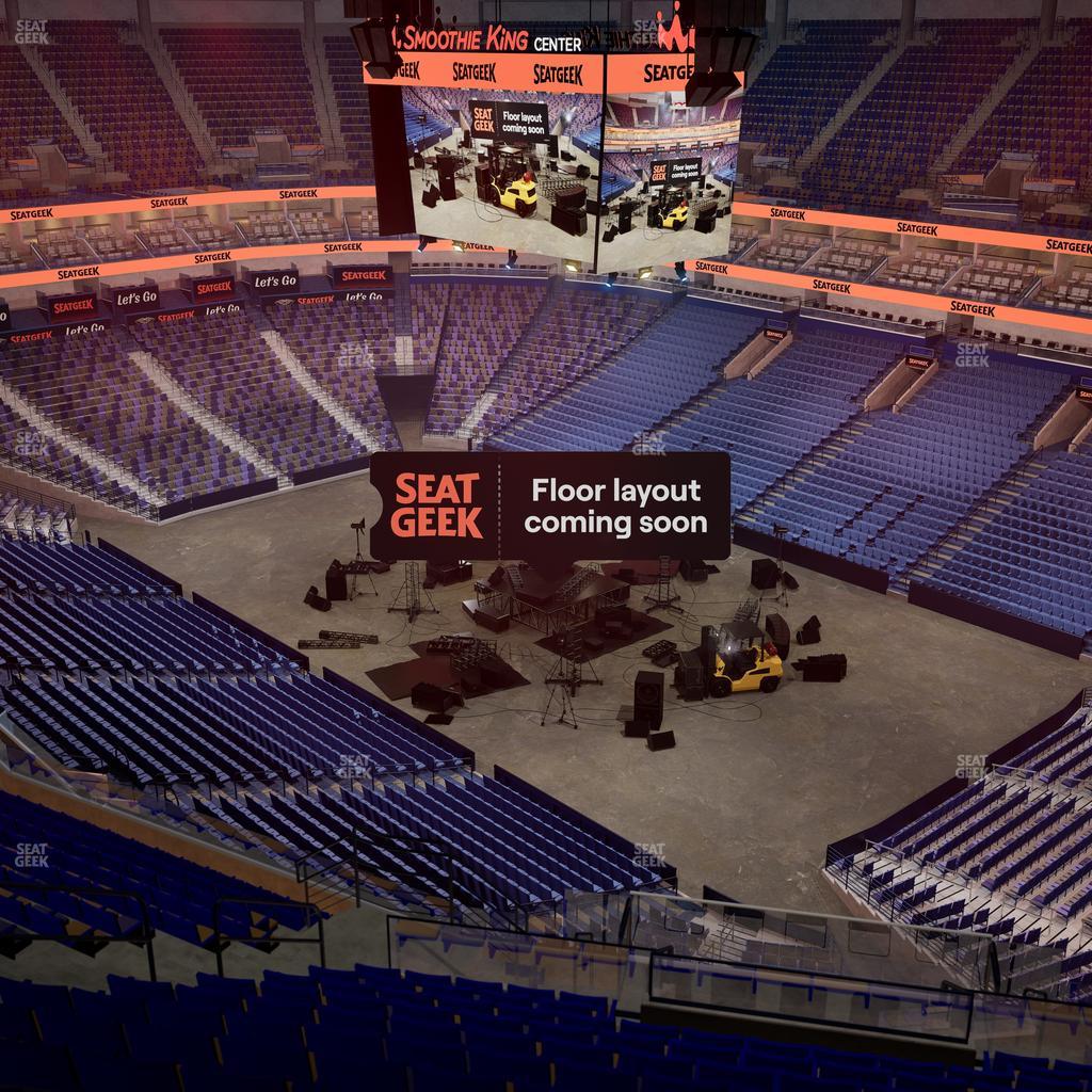 Smoothie King Center - Section 328 Seat View